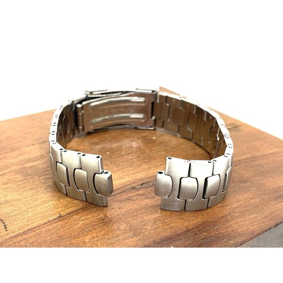 Omega Seamaster Men's Watch Replacement Bracelet Silver Steel Band 8mm/19mm Lug - Picture 12 of 12